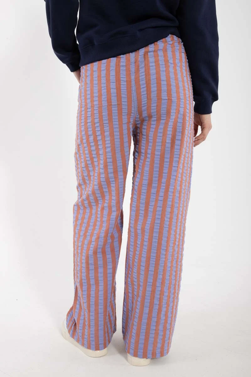 Danenynne Searsucker Pants Light Rust/Lilla