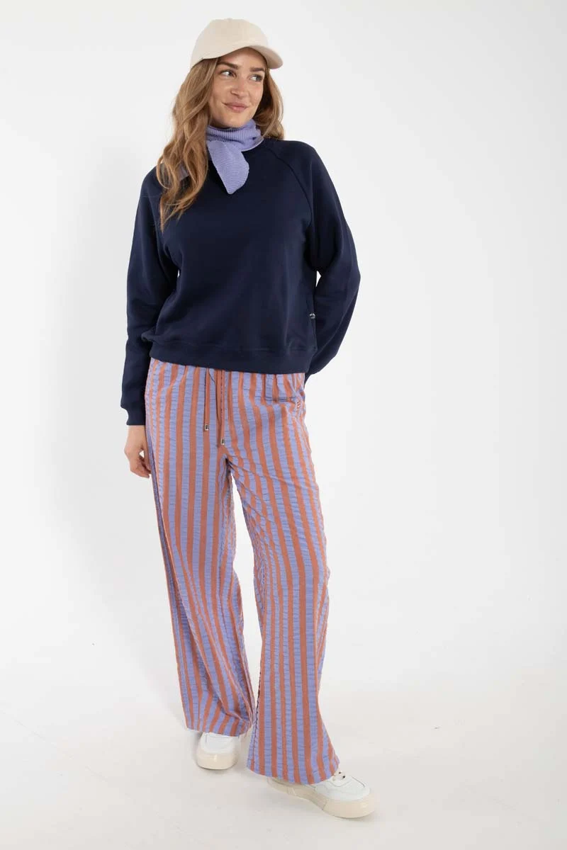 Danenynne Searsucker Pants Light Rust/Lilla