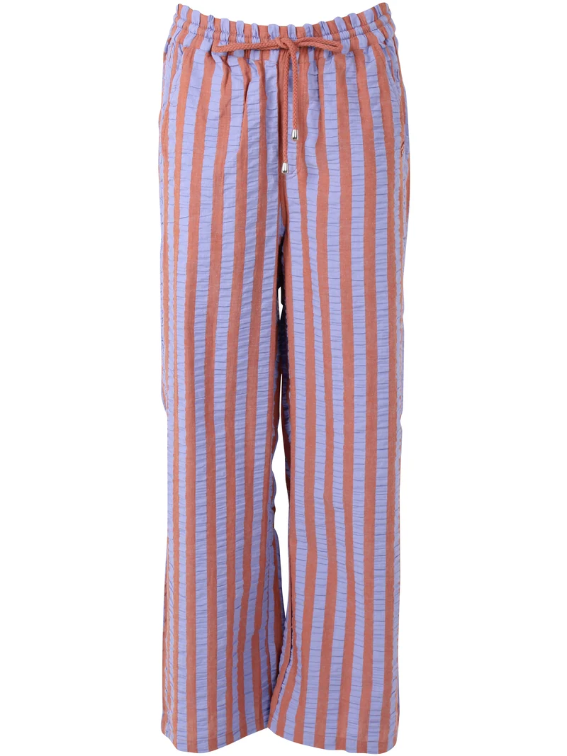 Danenynne Searsucker Pants Light Rust/Lilla