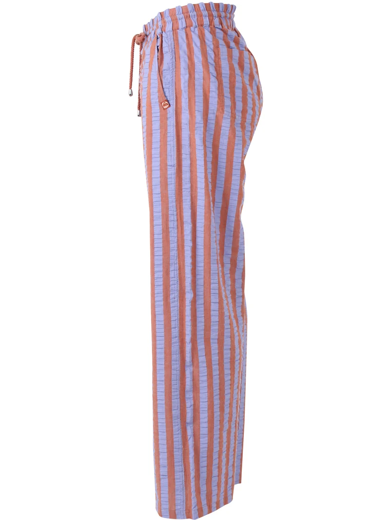 Danenynne Searsucker Pants Light Rust/Lilla