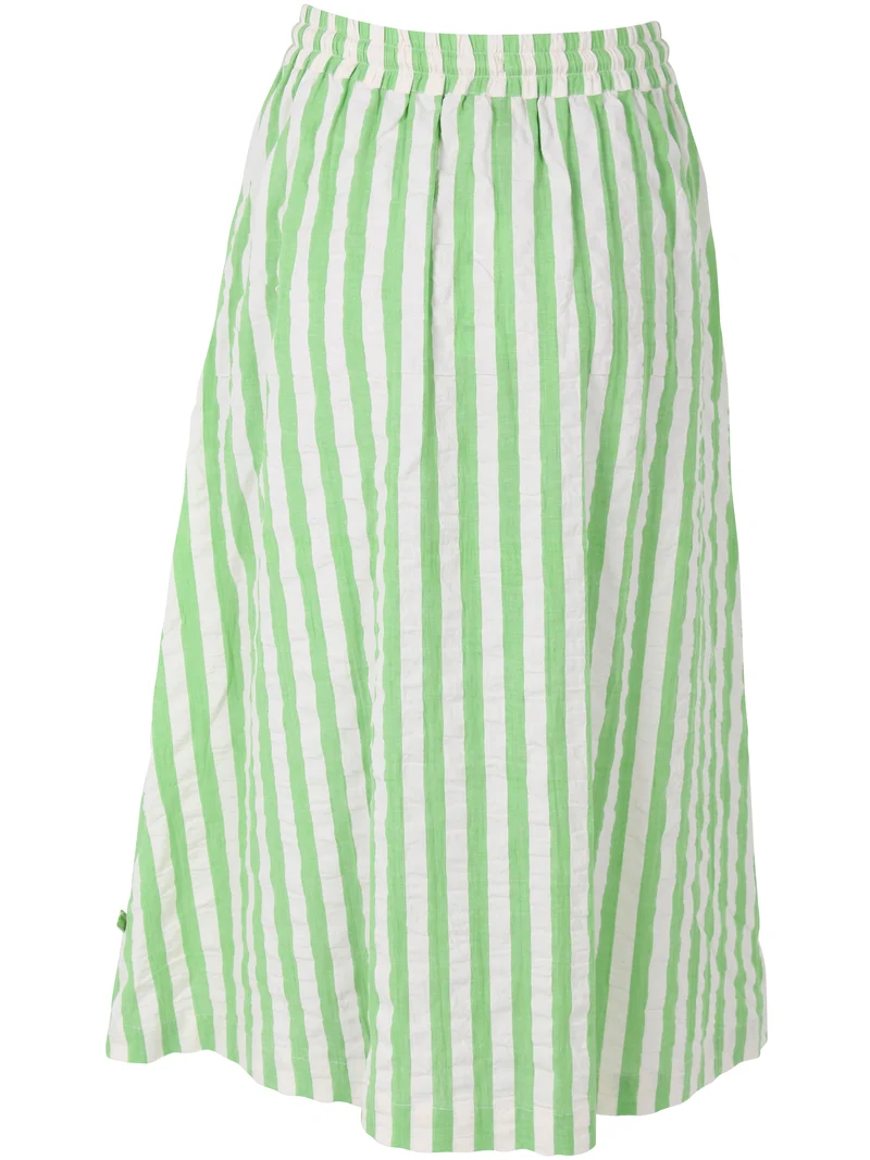 Danespresso Searsucker Skirt Bright Green/Chalk