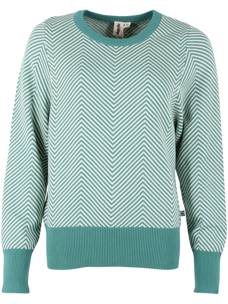 Danefox Cotton Knit Sweater Light Slate/Chalk