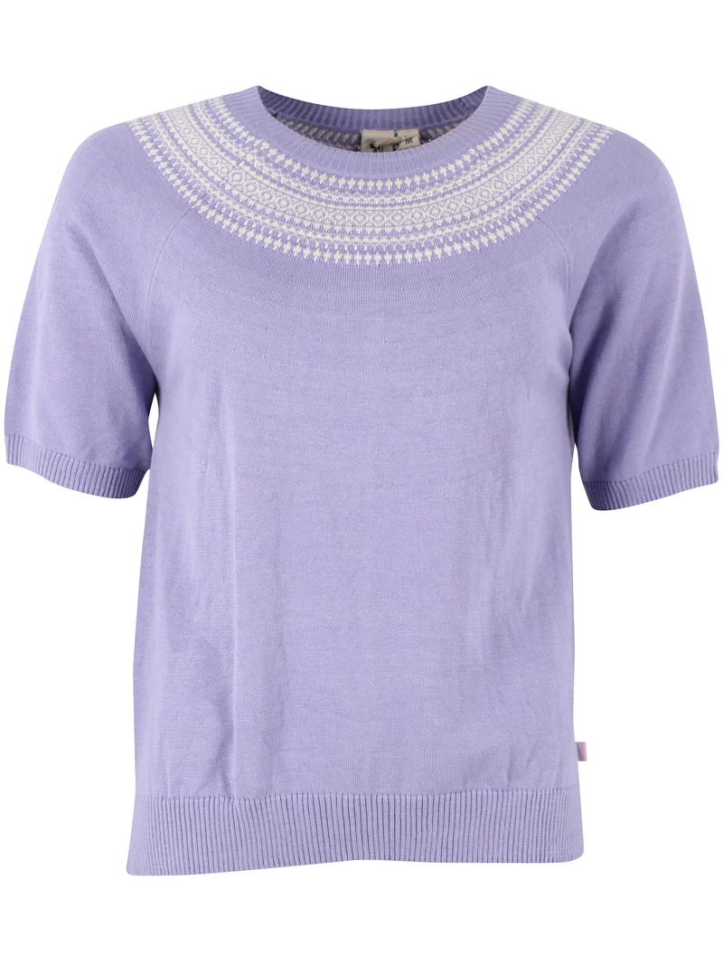 Danesilver Sweater Tee Lilla/Chalk