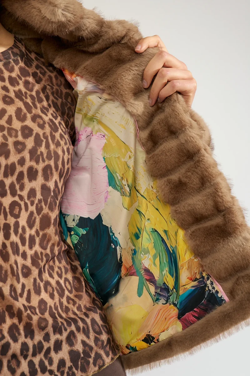 Übergangsjacke NUVITA aus Kunstfell