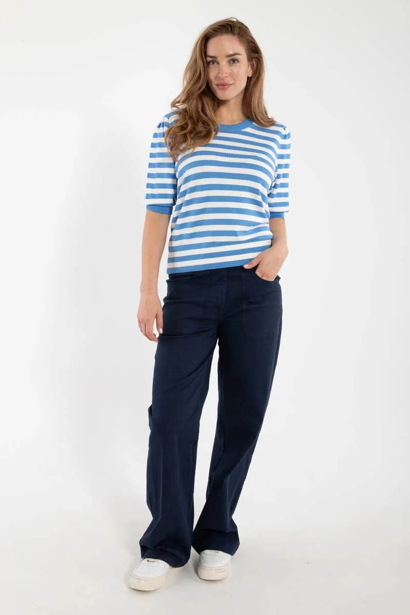 Danedaisy Stretch Twill Pants Dk Navy