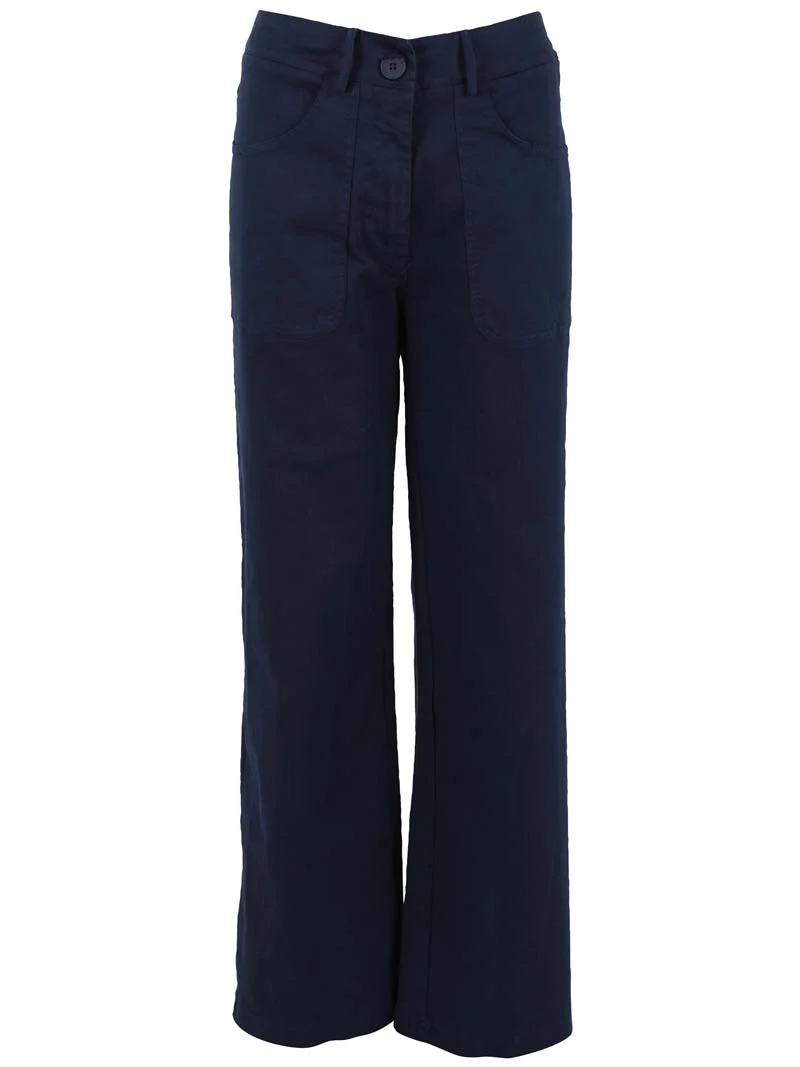 Danedaisy Stretch Twill Pants Dk Navy