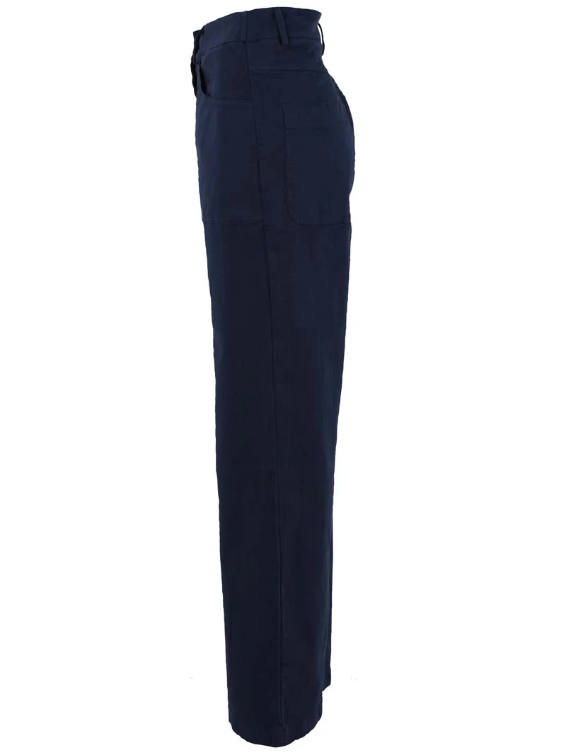 Danedaisy Stretch Twill Pants Dk Navy
