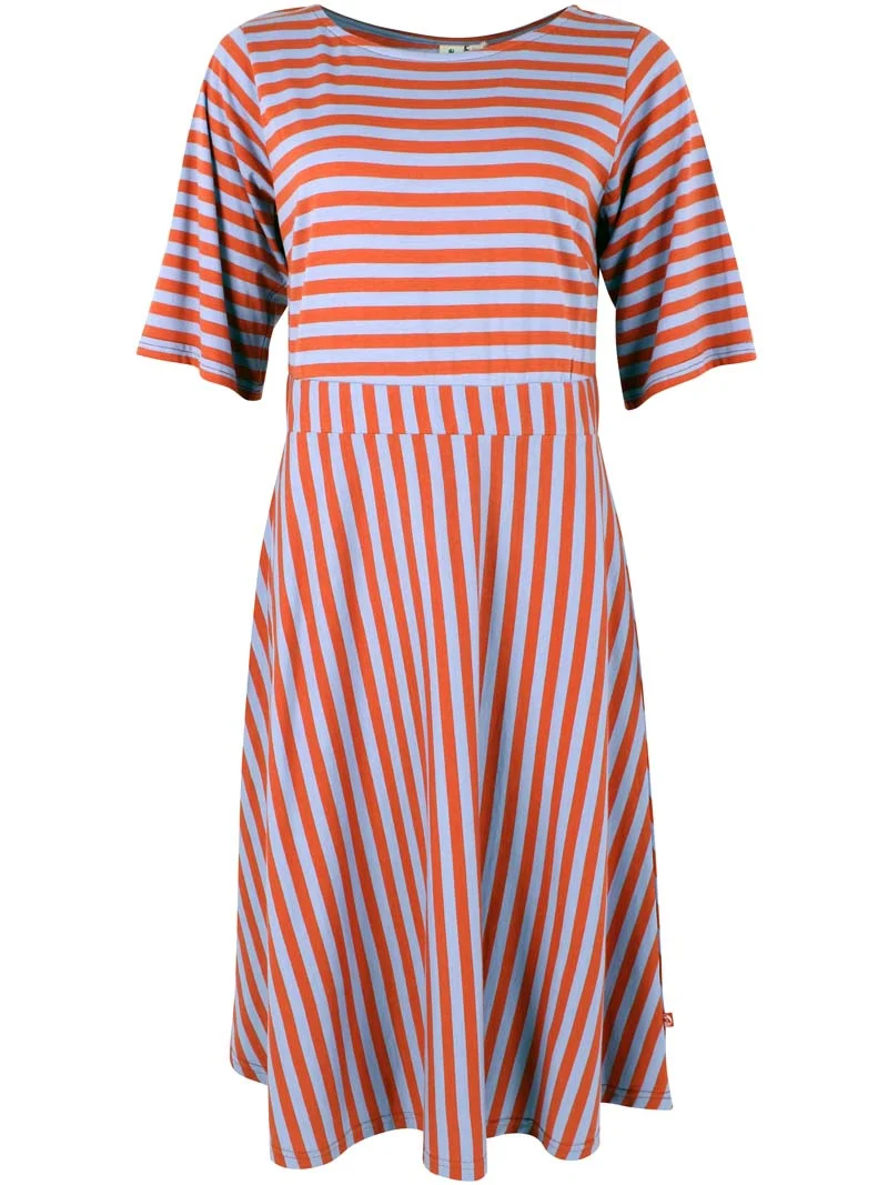 Daneviborg Flat Modal Dress Light Rust/Lilla