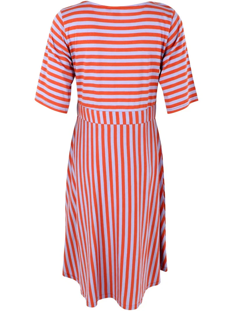 Daneviborg Flat Modal Dress Light Rust/Lilla