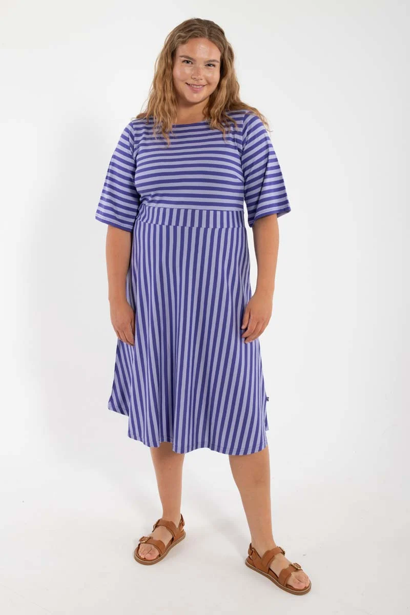 Daneviborg Flat Modal Dress Cold Purple/Lilla