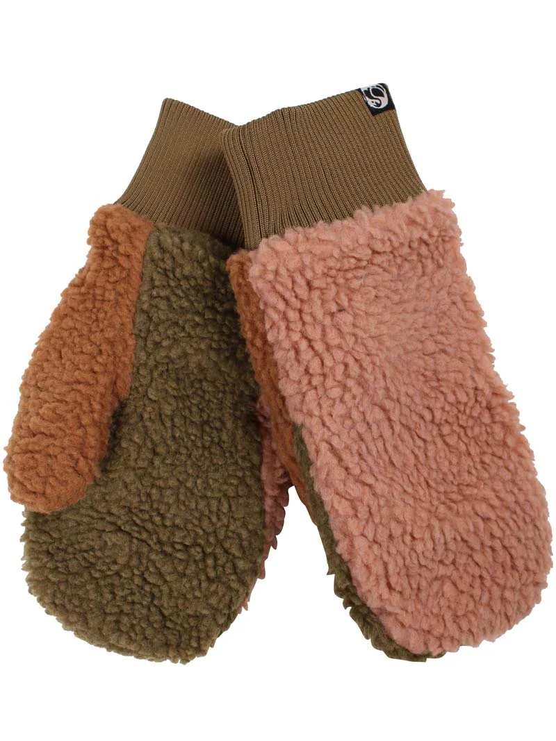 ESS - Danepuff Paws Fleece LADIES Mittens Multi 2