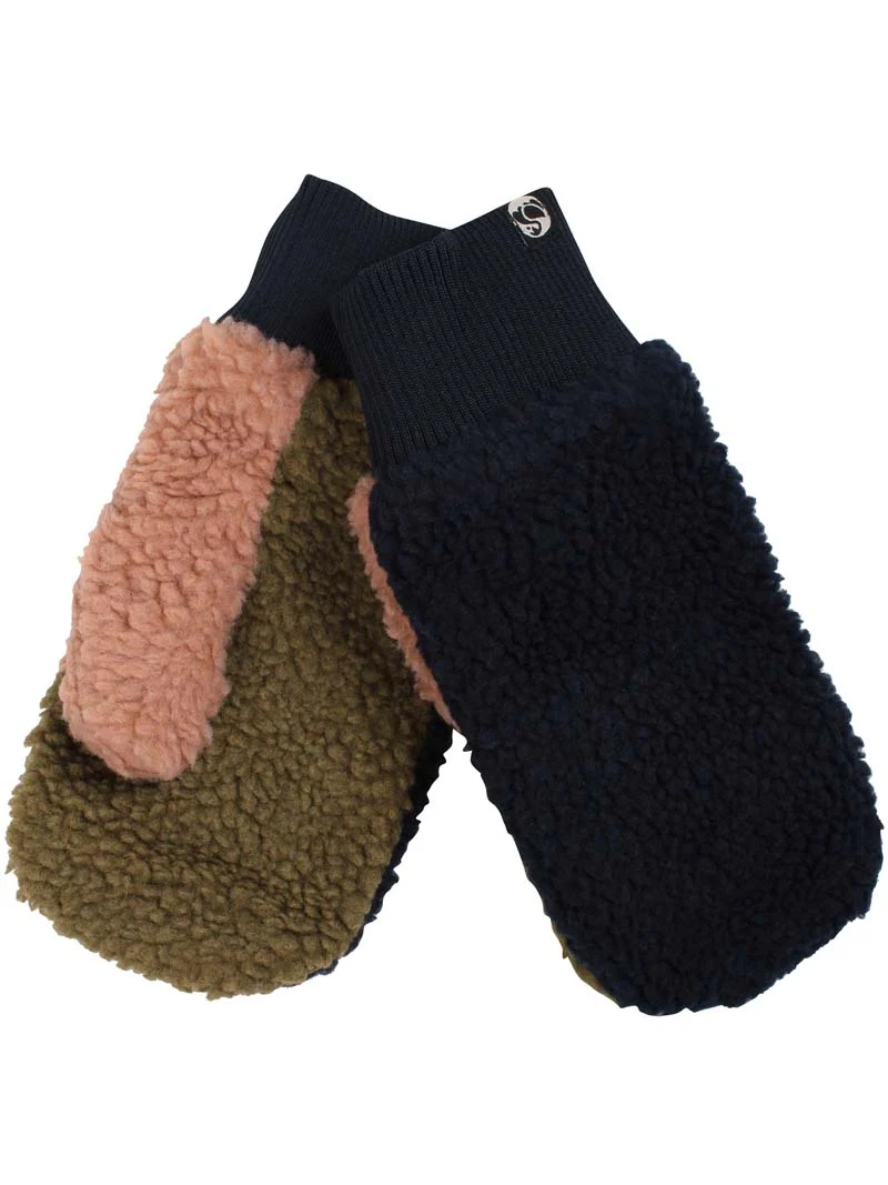 ESS - Danepuff Paws LADIES Fleece Mittens Multi 1