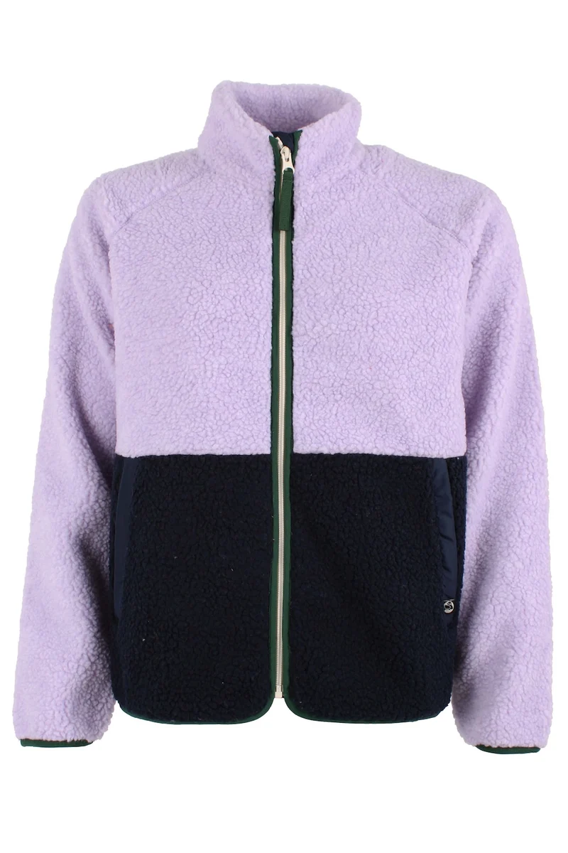 Danegreatness Fleece Jacket Light Viola/Dk Navy