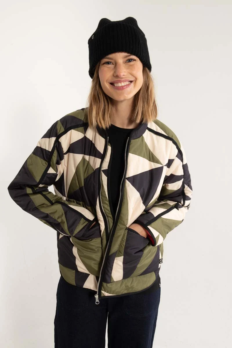 Danemaple Thermo Jacket Olive/Black/Light Beige