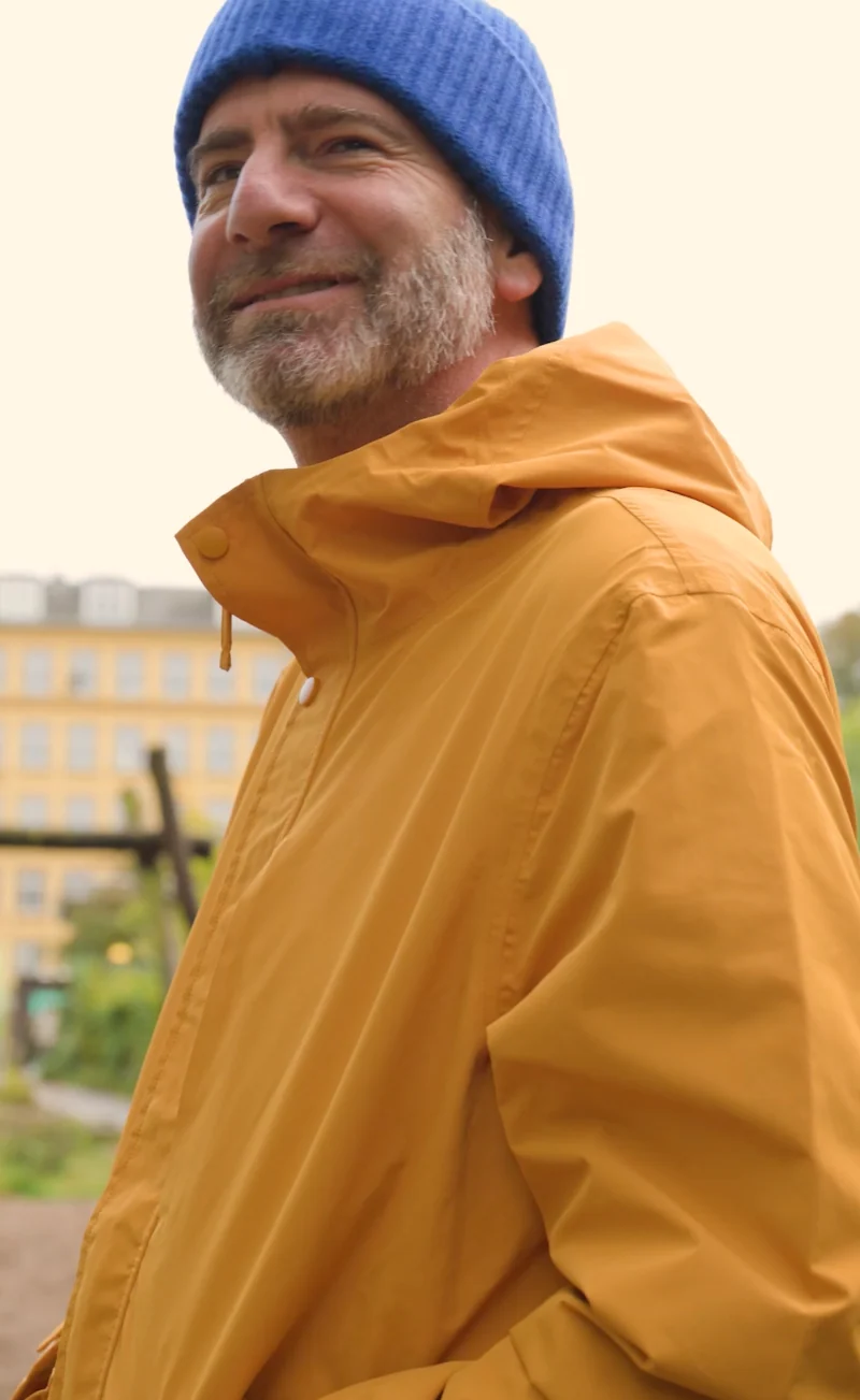 Danehirtshals Rain Jacket Dark Yellow