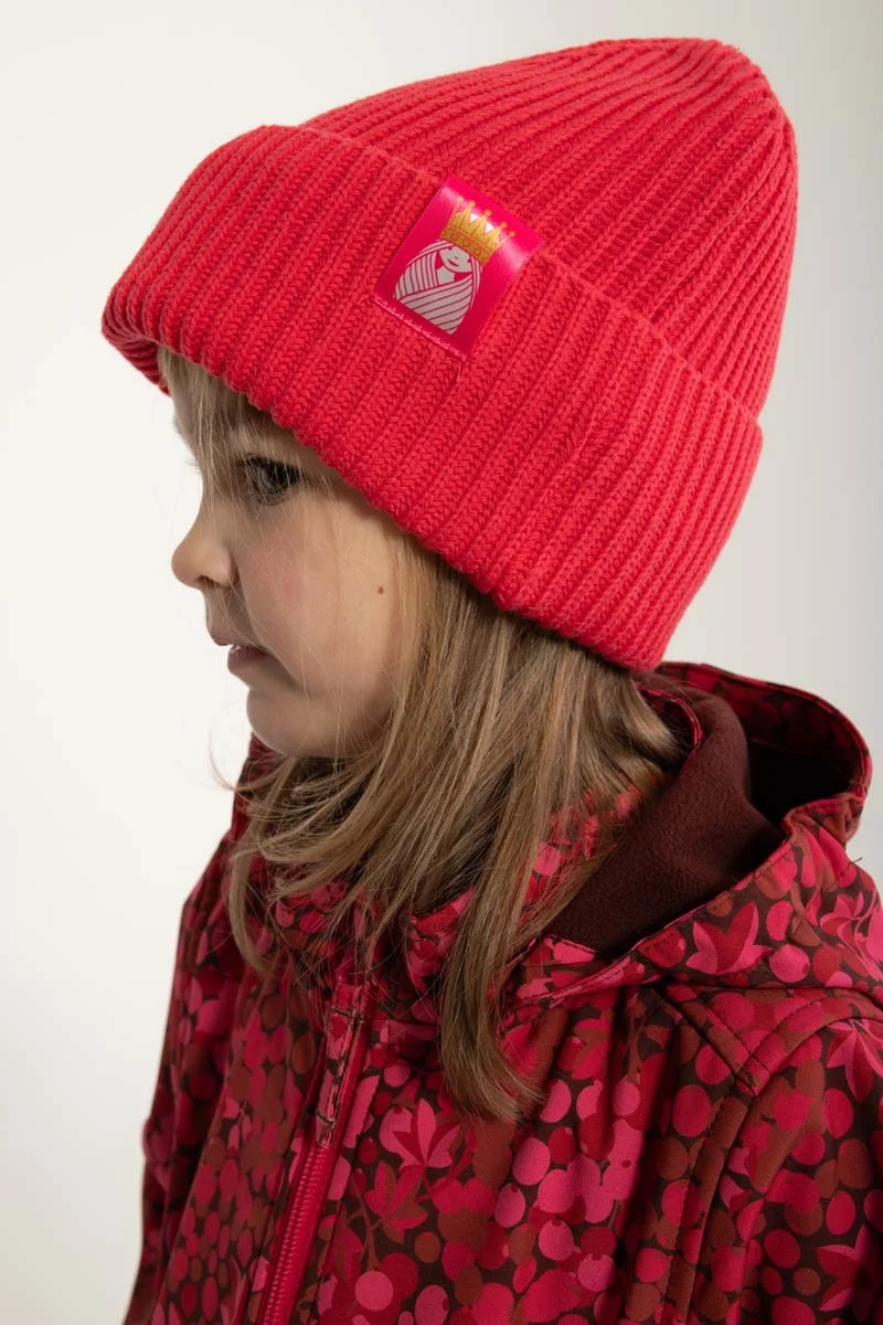 Daneby Cotton Beanie Bright Pink