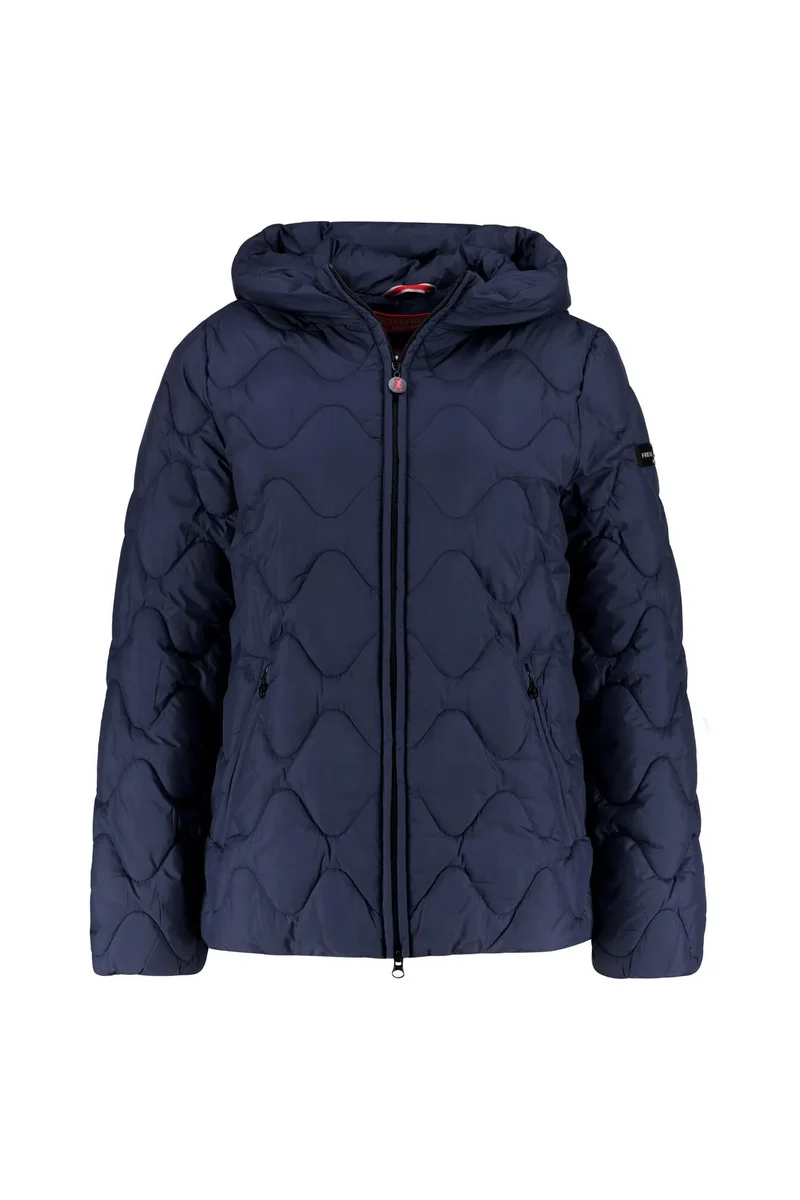 Steppjacke mit Kapuze