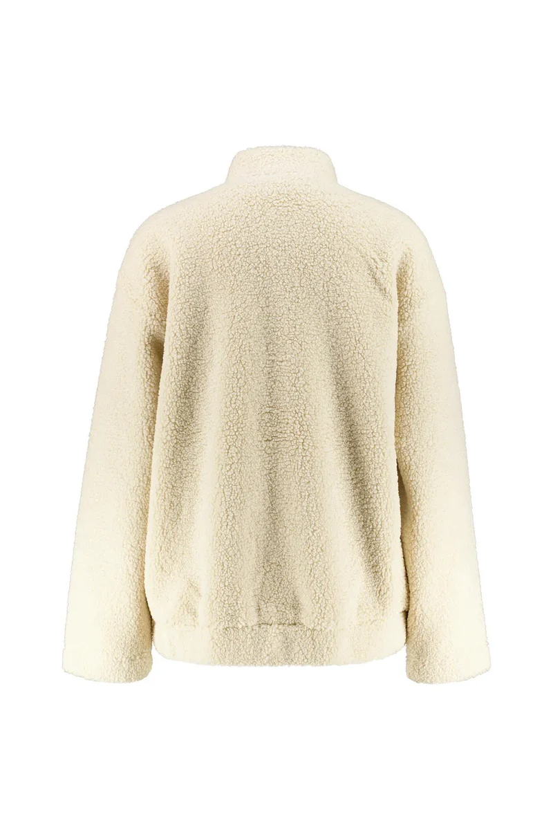 Teddy-Jacke mit Stehkragen
