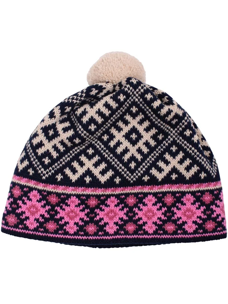 Danelsdyr Wool Beanie Navy/Offwhite