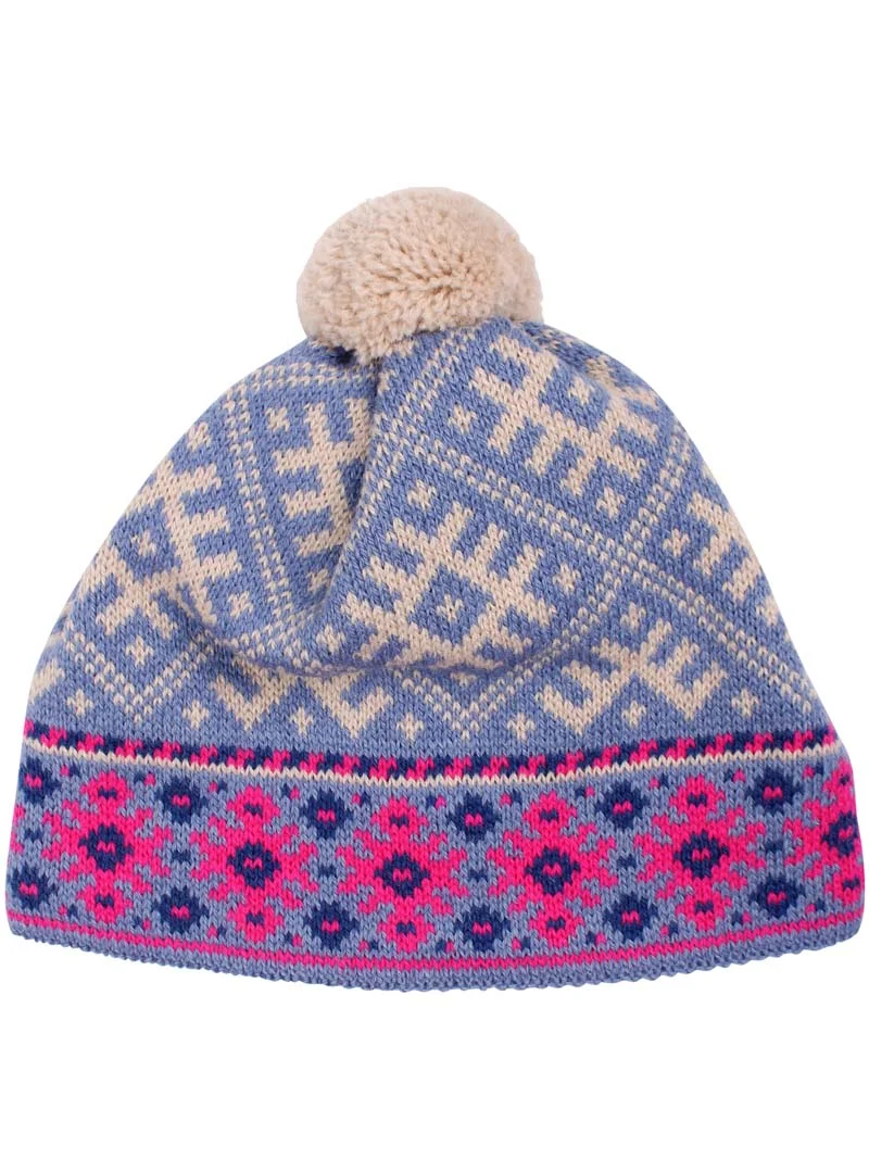 Danelsdyr Wool Beanie Porcelaine/Offwhite