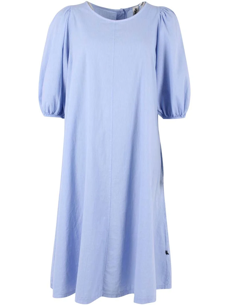 Daniris Seersucker Dress Ice Blue