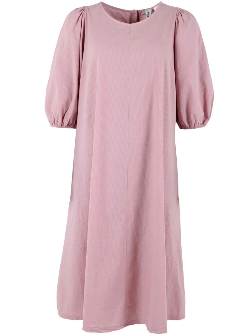 Daniris Seersucker Dress Cold Rose