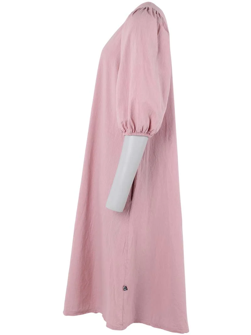 Daniris Seersucker Dress Cold Rose