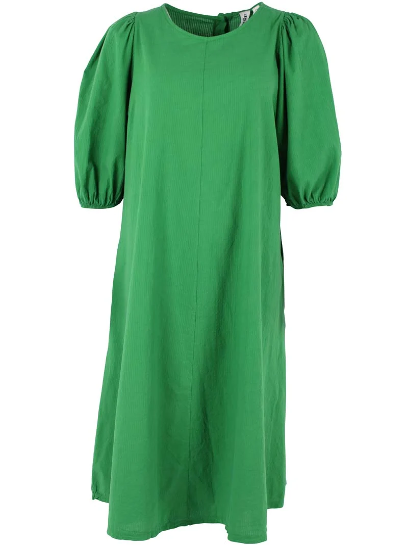 Daniris Seersucker Dress Green
