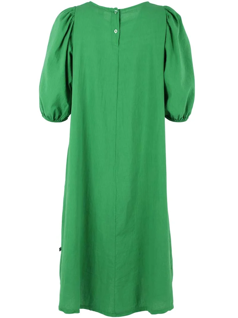 Daniris Seersucker Dress Green