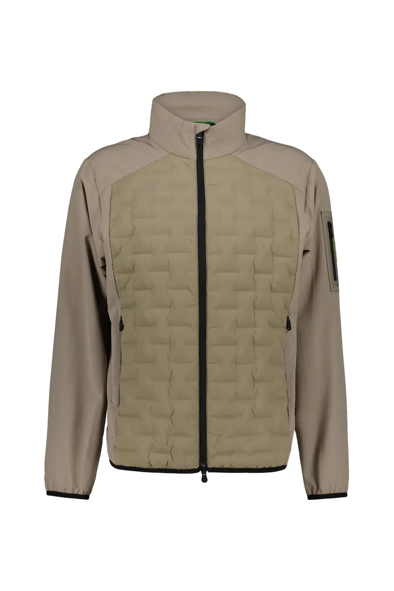 Hybrid-Daunenjacke mit Stehkragen