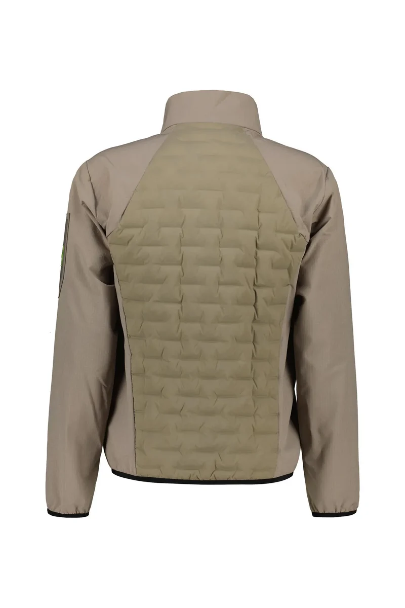 Hybrid-Daunenjacke mit Stehkragen