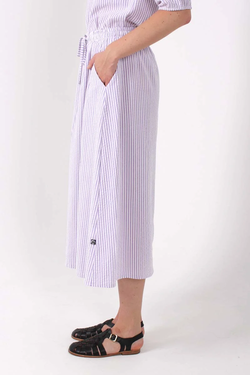 Danespresso Seersucker Skirt Lavender/Chalk