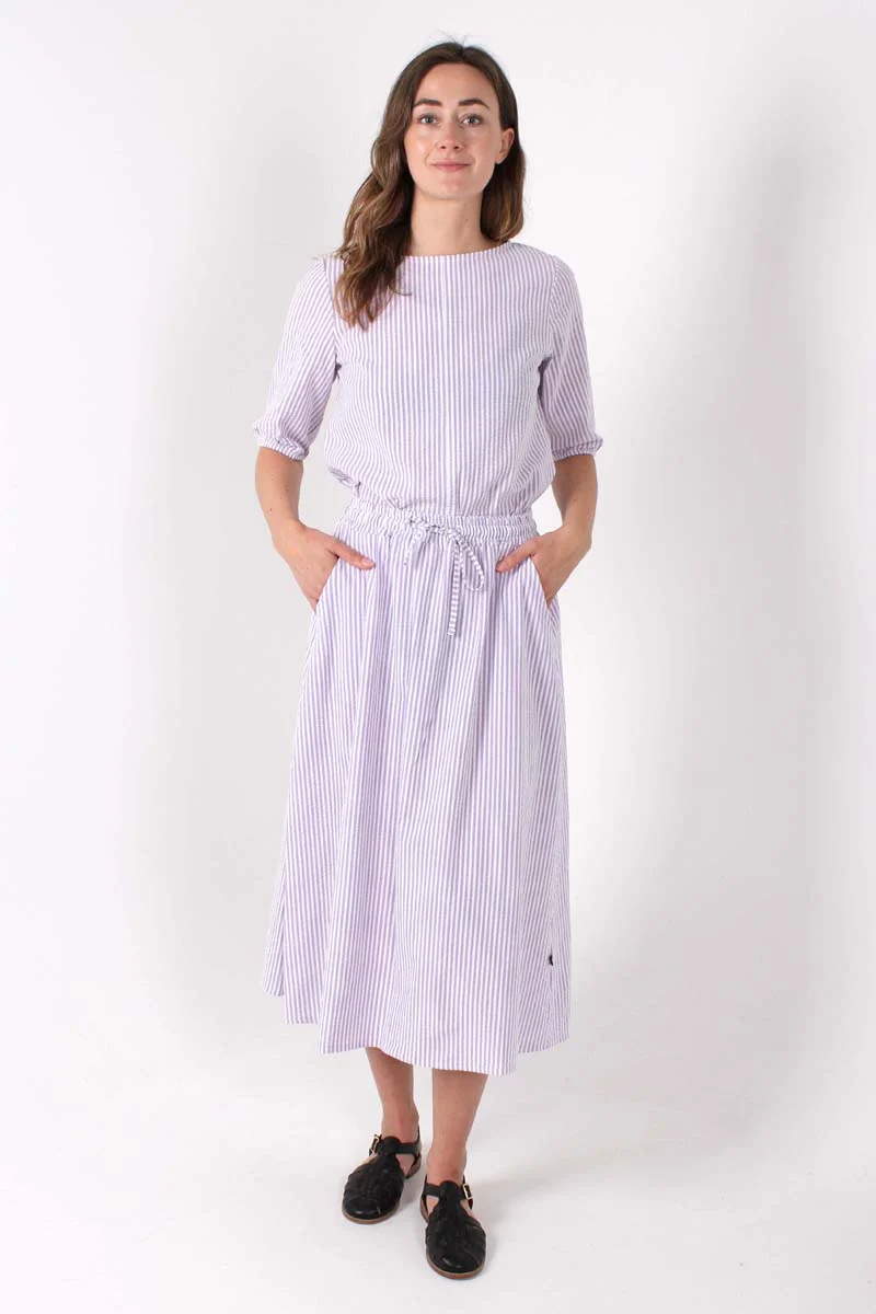 Danespresso Seersucker Skirt Lavender/Chalk