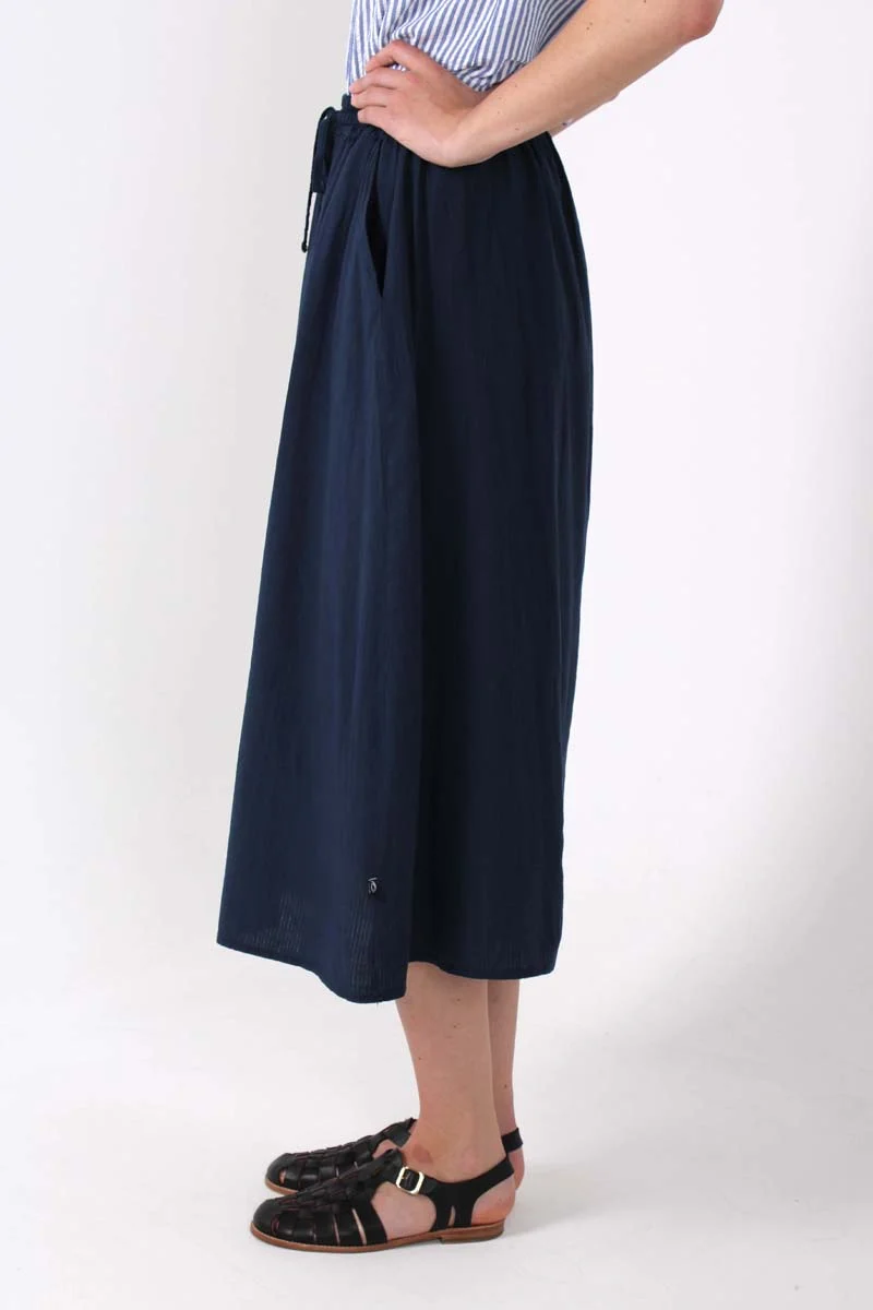 Danespresso Seersucker Skirt Dk Navy