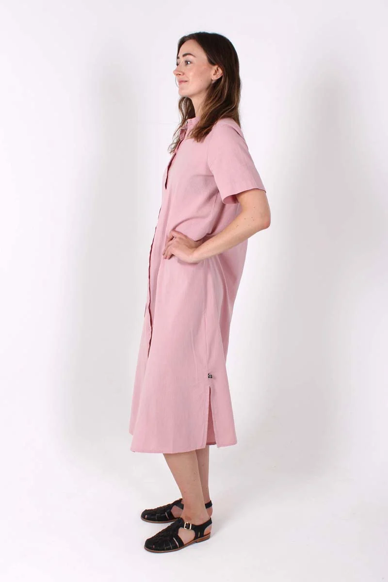 Danepippi SS Seersucker Dress Cold Rose