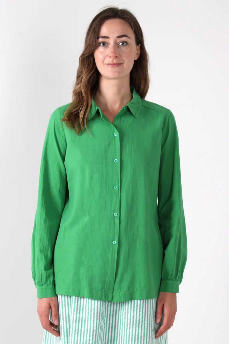 Danerosemary Seersucker Shirt Green