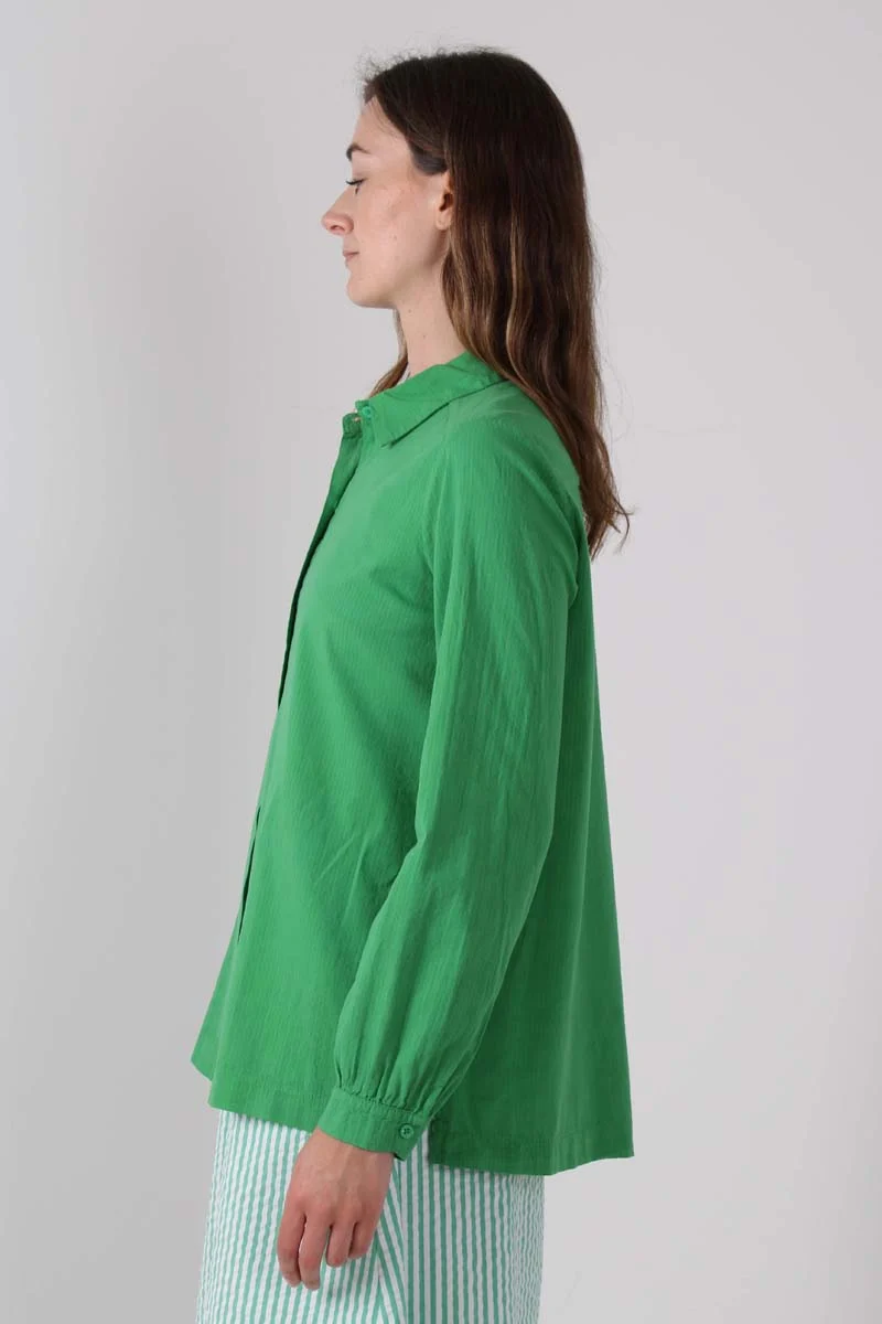 Danerosemary Seersucker Shirt Green