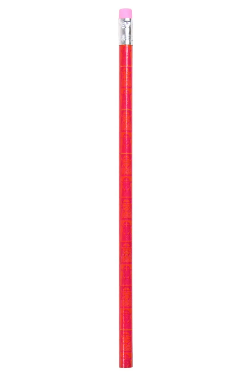 Danefae Pencils - Pink/Orange FREJA AOP