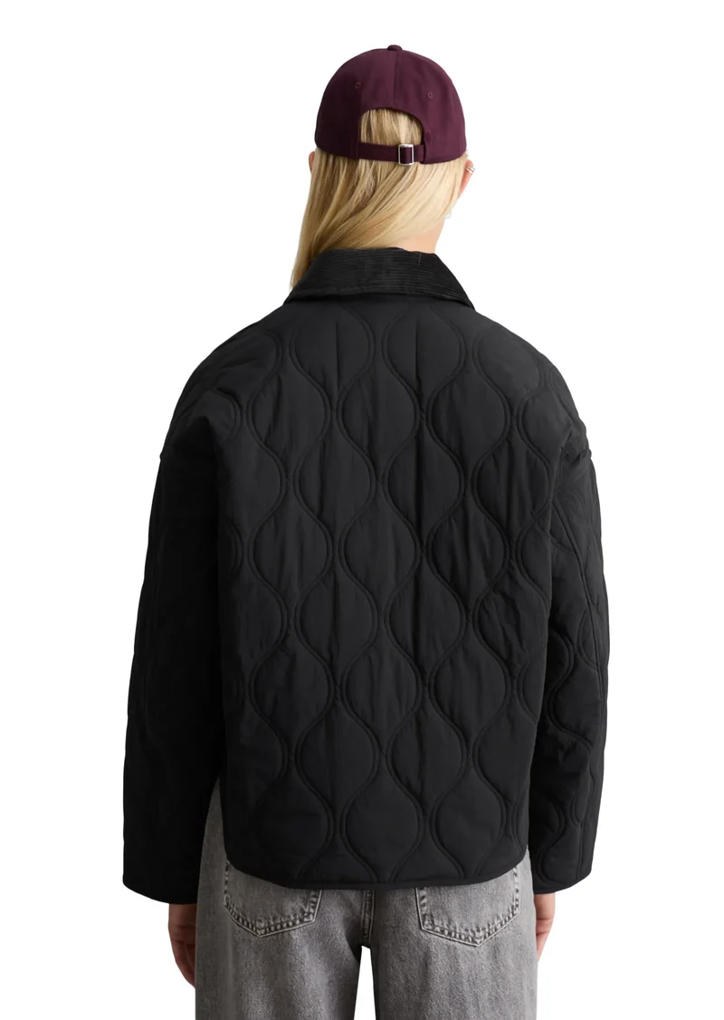 Übergangsjacke mit aufliegendem Kragen