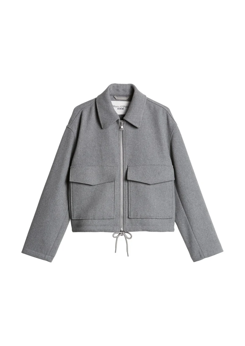 Übergangsjacke aus Wollmix