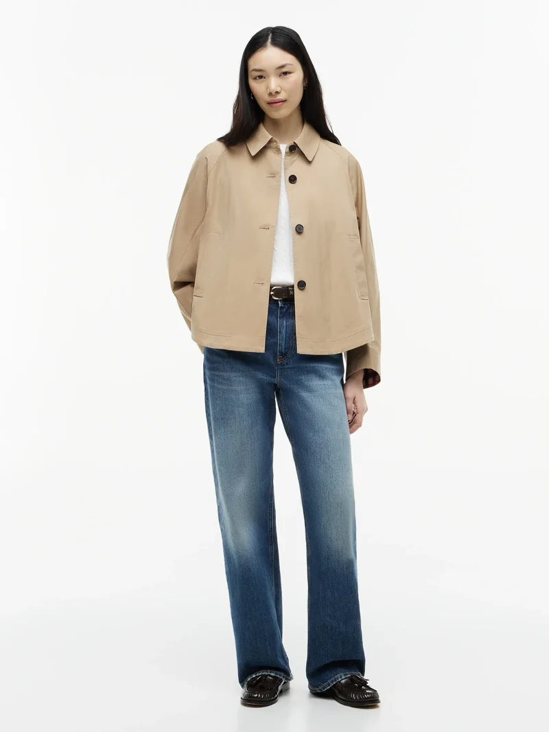 Overshirt Regular Fit aus Baumwollmix