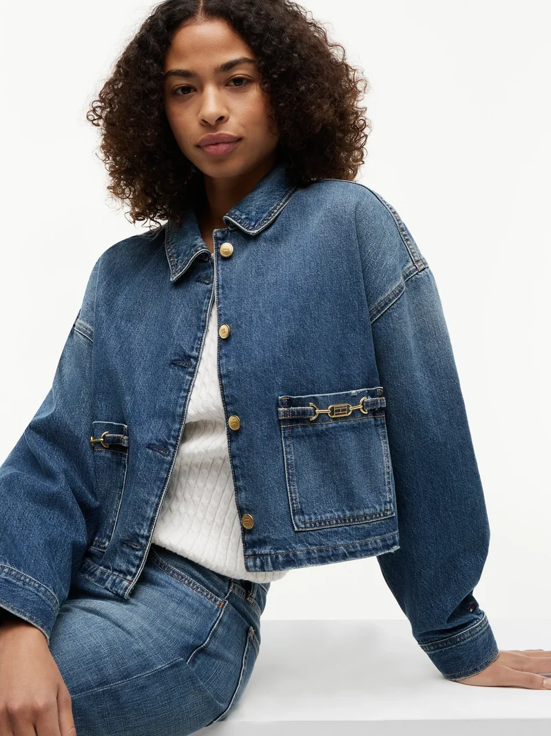 Jeansjacke Regular Fit Cropped