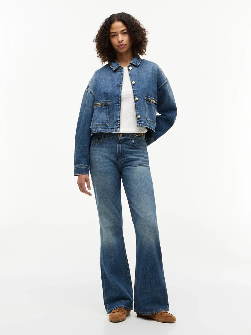 Jeansjacke Regular Fit Cropped