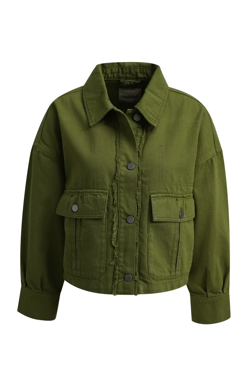 Jeansjacke aus Baumwolle