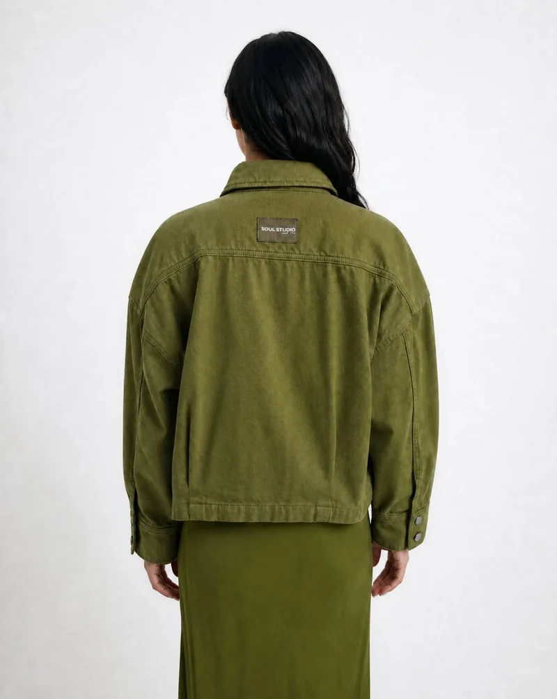 Jeansjacke aus Baumwolle