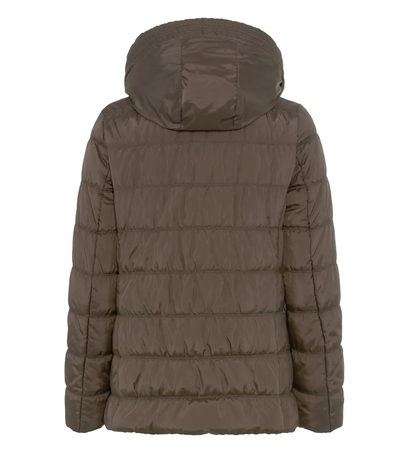 Steppjacke mit abnehmbarer Kapuze