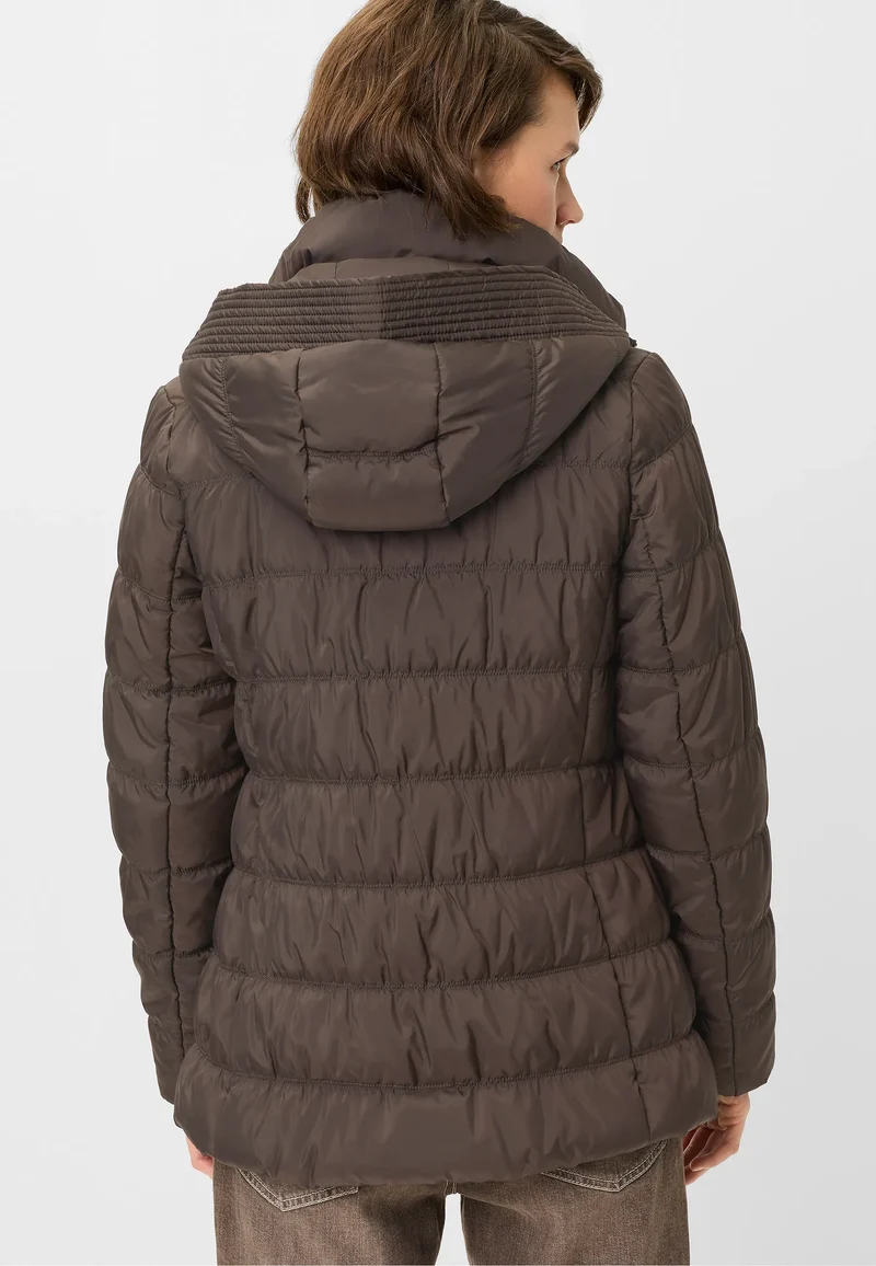Steppjacke mit abnehmbarer Kapuze