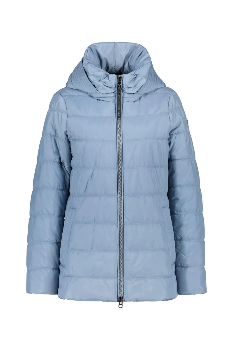 Steppjacke mit abnehmbarer Kapuze