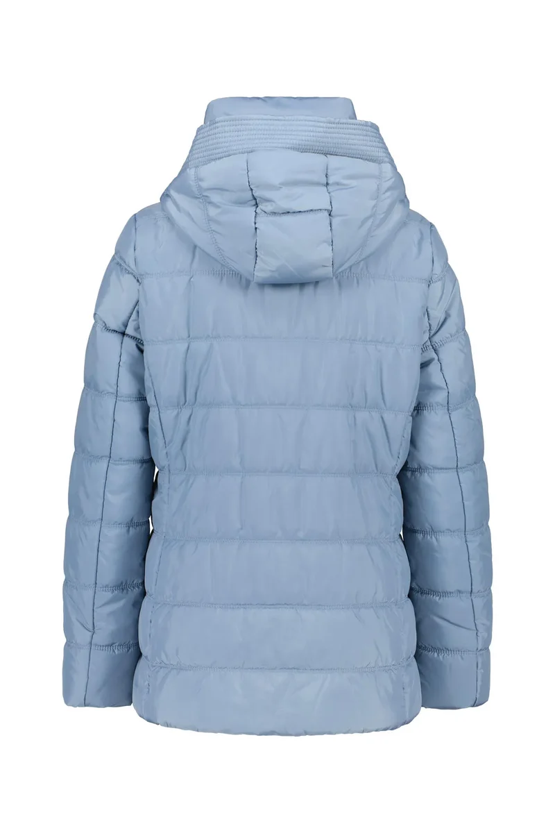 Steppjacke mit abnehmbarer Kapuze