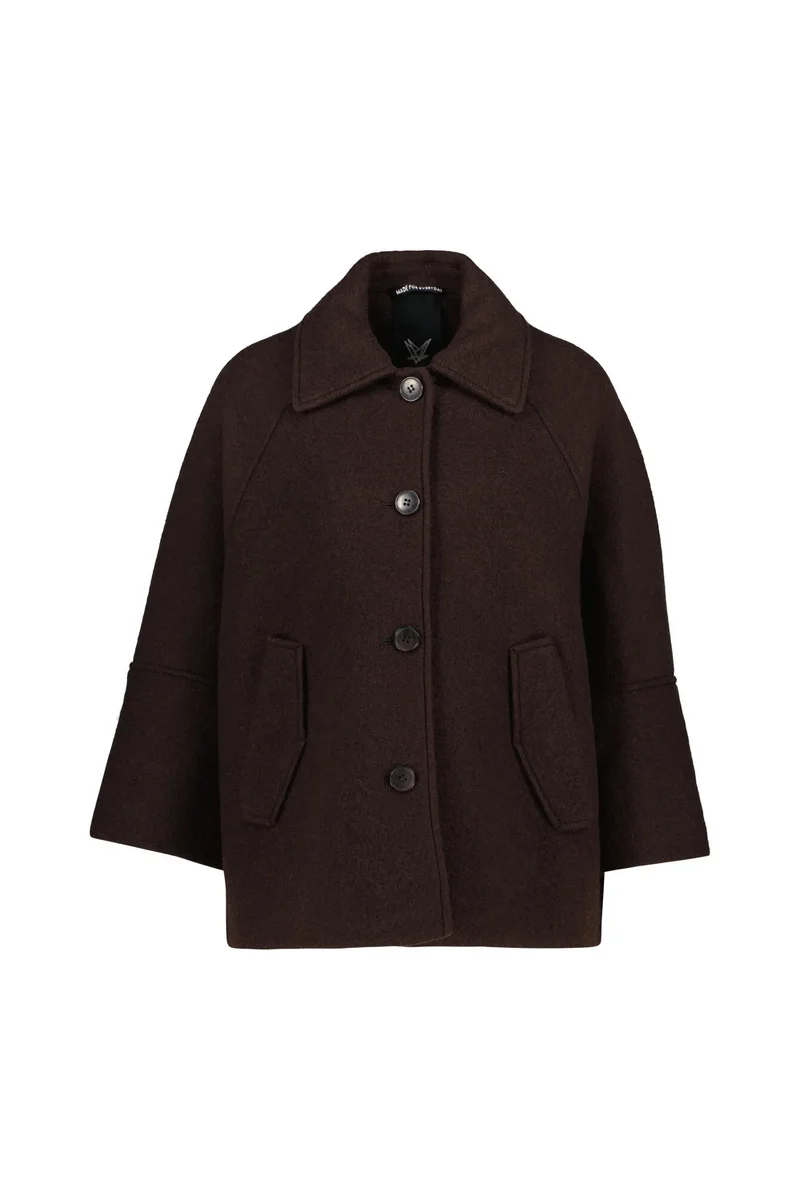 Wolljacke PARMA mit aufliegendem Kragen